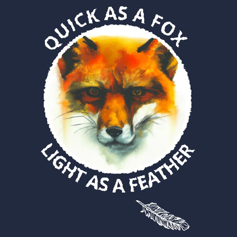Quick Fox Light Feather Fox Fans Gift