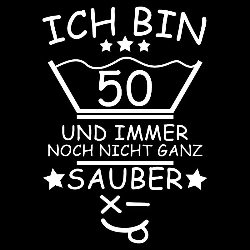 50. Geburtstag Wäsche Design