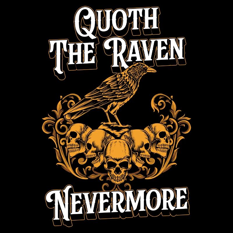 Oiseau Corbeau Noir Valhalla