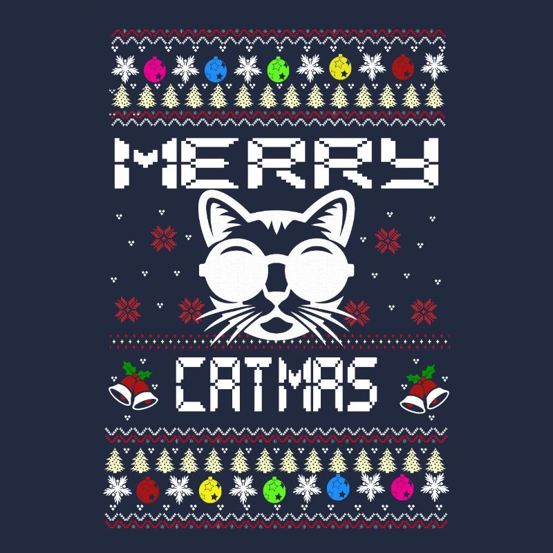 Conception de Noël - Joyeux CATMAS