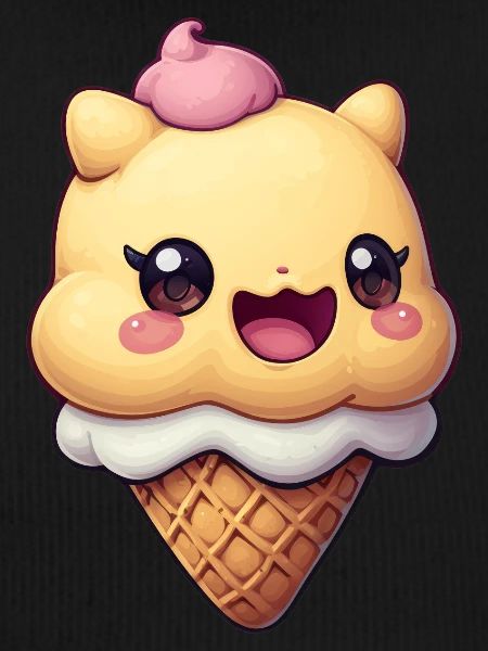 Smiling Ice Cream Creation