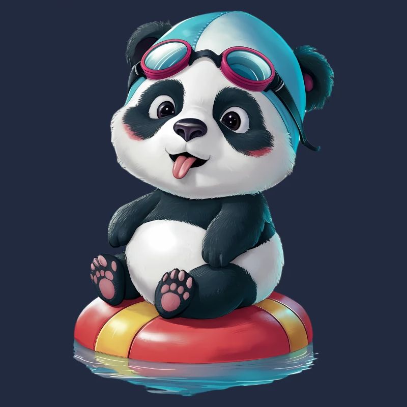 Pandas Schwimmabenteuer!