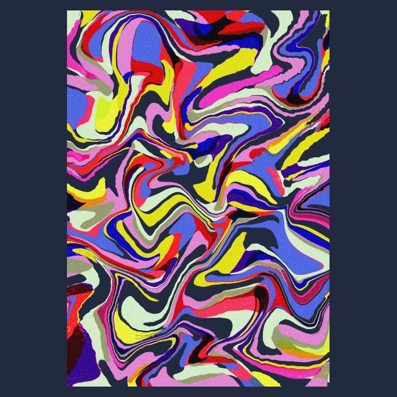 Abstract colorful pattern liquid