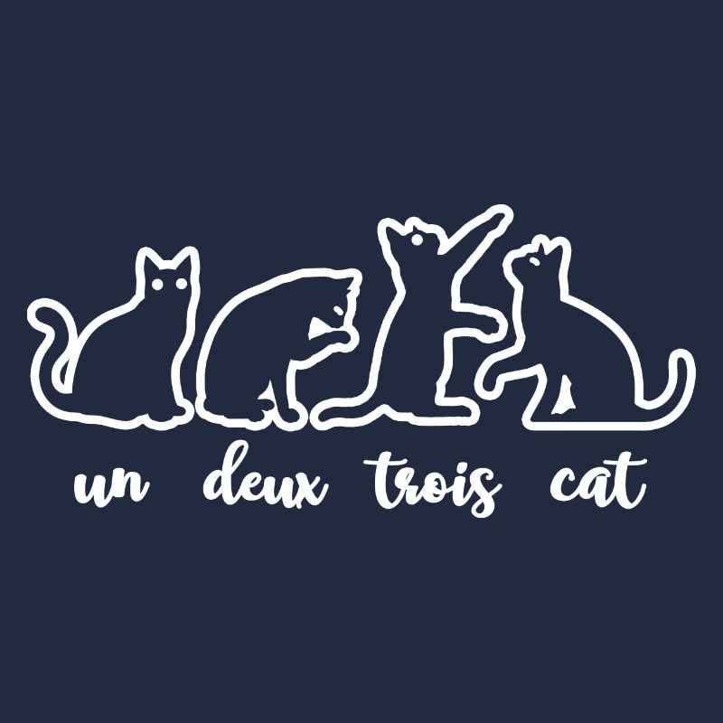 Un Deux Trois Katze Kitty Pet Lovers Geschenk