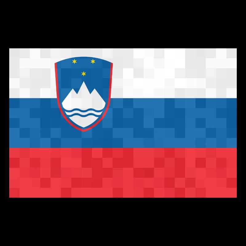 Drapeau de la Slovénie Balkans Drapeau slovène Vintage