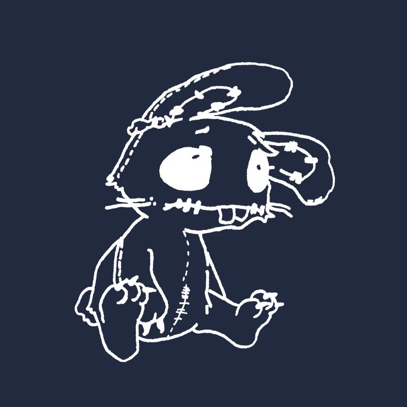 Sad Rabbit - drôle de lapin emo
