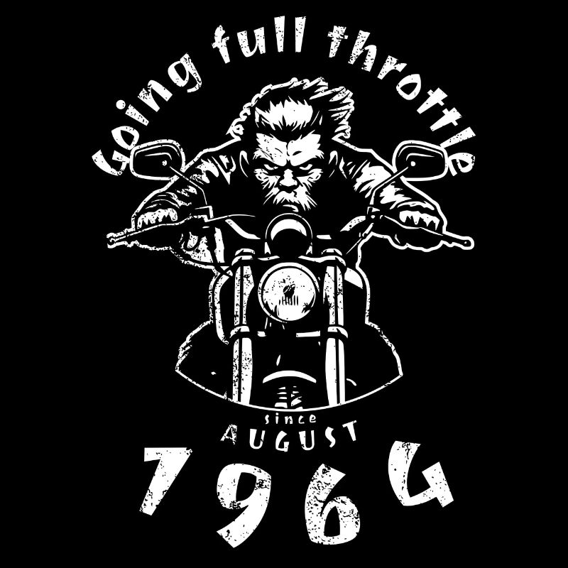 60. Geburtstag Going full throttle since 08/1964