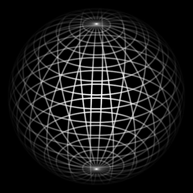 cercle / boule en blanc