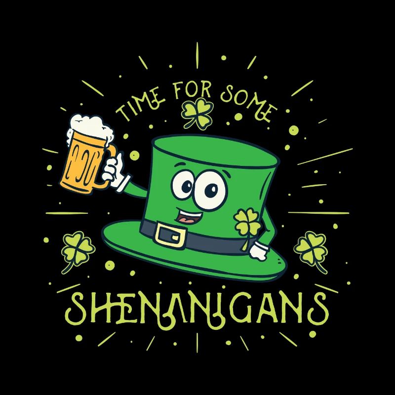 St Patricks Day Irland Party Shamrock Kleeblatt
