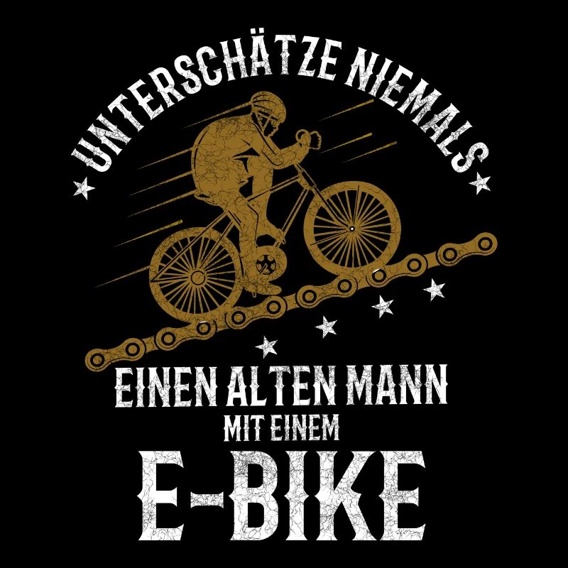 Fahrrad E-Bike lustiger Spruch