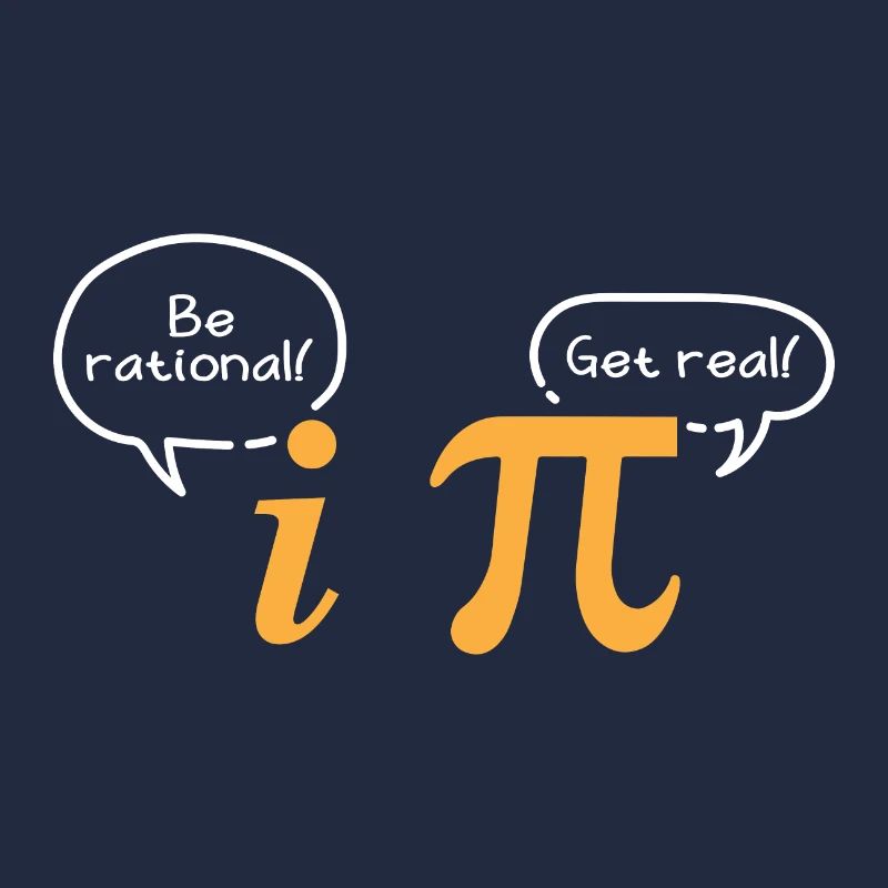 Math Symbole Be Rational Get Real Pi Nerd Geschenk