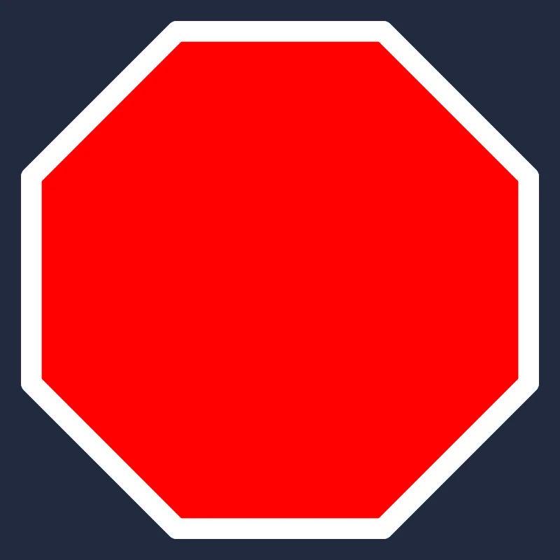Stopschild Vorlage + DEIN TEXT