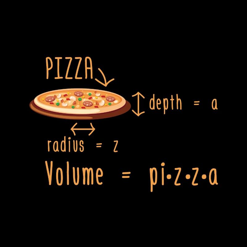 Mathematiker Pizza | Mathematik Mathe Geschenkidee
