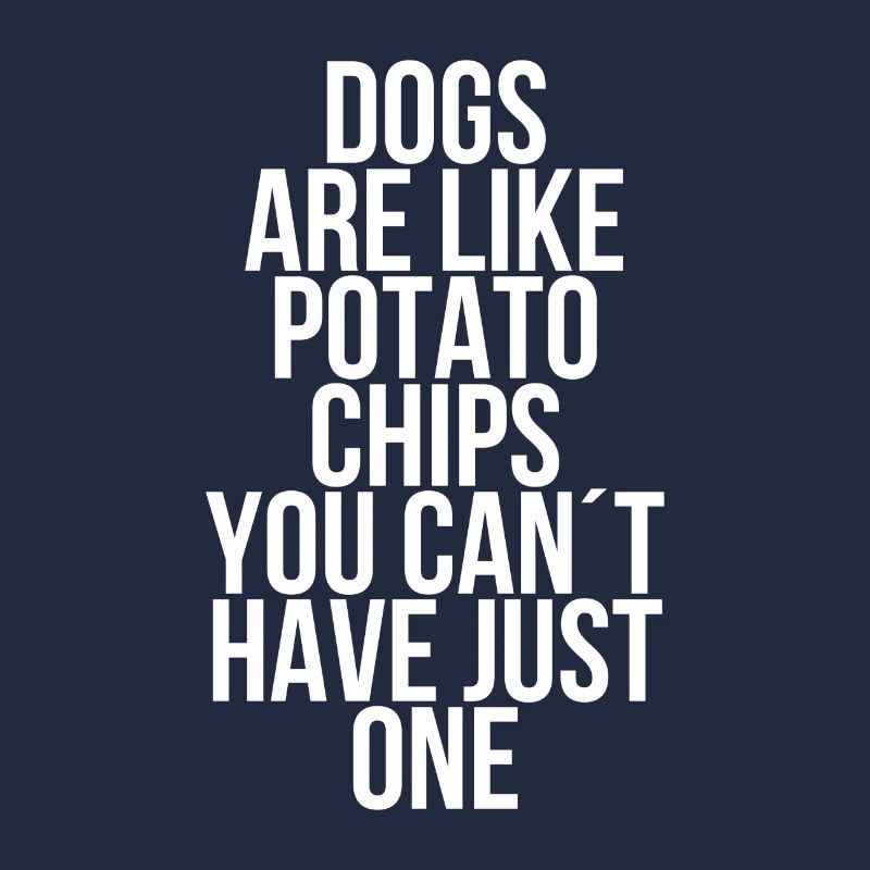 Les chiens sont comme des chips
