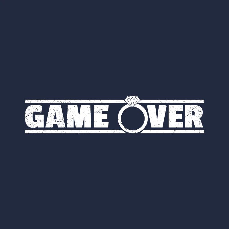 Hochzeit Game Over Bachelor Party Ehe Geschenk