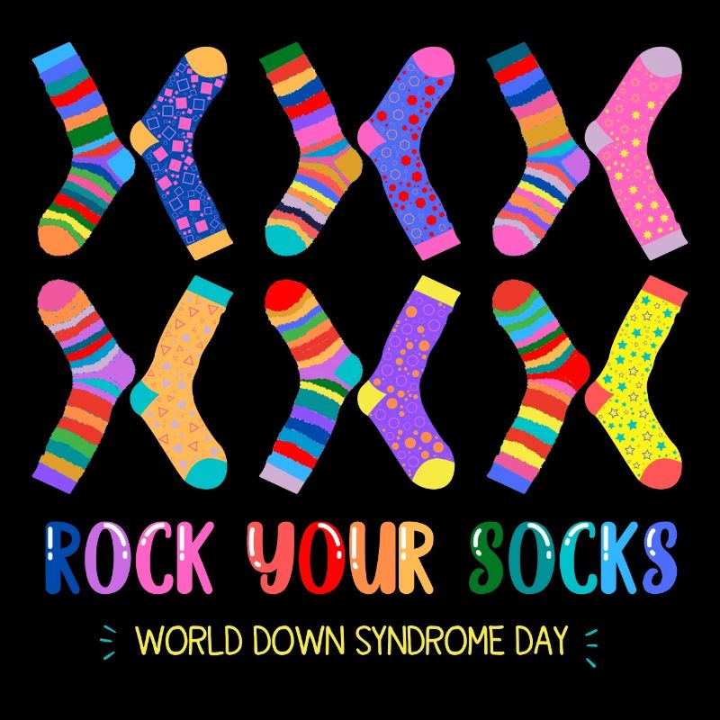 World down syndrome day socks WDSD Rock Your Socks