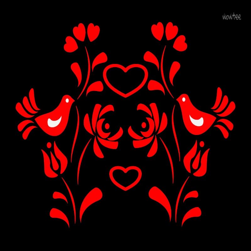 Red folk art#1