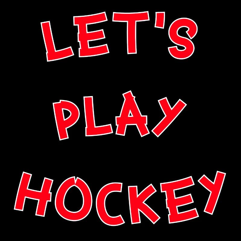 Let's play Hockey Original Geschenkidee Let's play