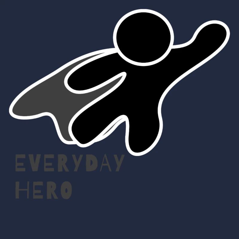 Wenn du auch ein Everyday Hero bist (schwarz/grau)