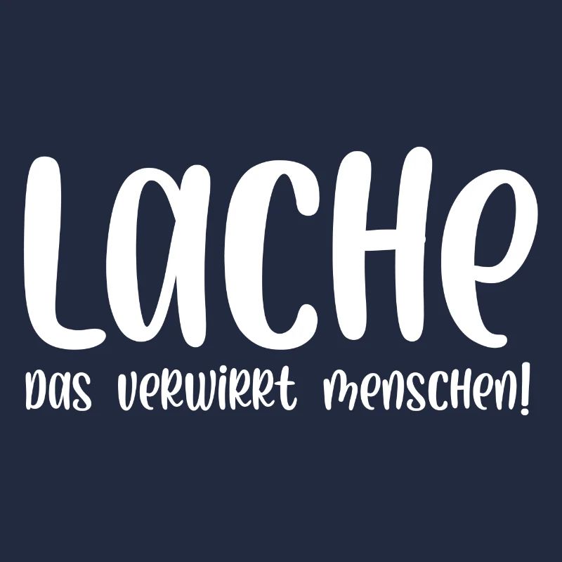 Lache das verwirrt Menschen