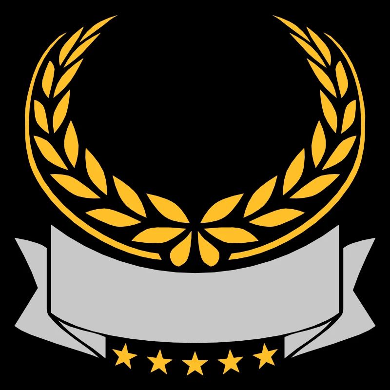 Bannière Laurel Wreath Stars Empty