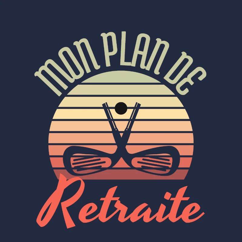 mon plan de retraite le golf - cadeau golf