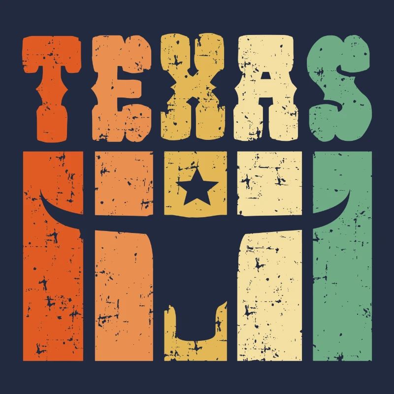 Texas Vintage Retro