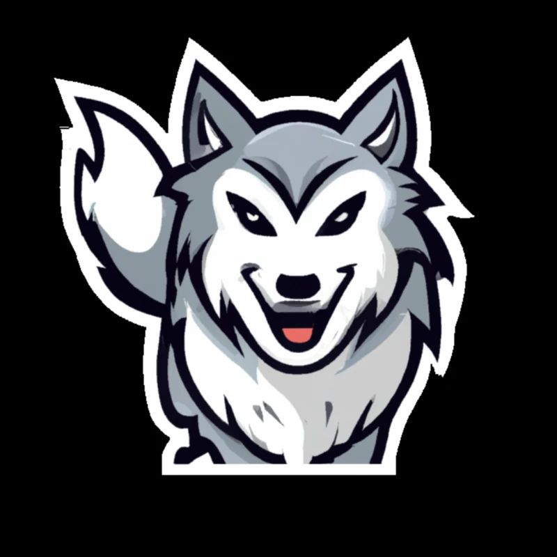 Wolf Logo Design, jung und trendy.