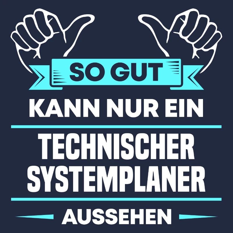 Technischer Systemplaner Design für stolze Profis