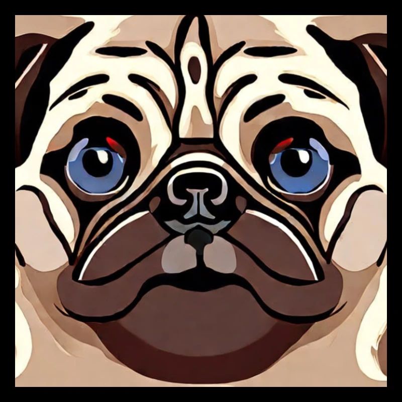 Cute Pug
