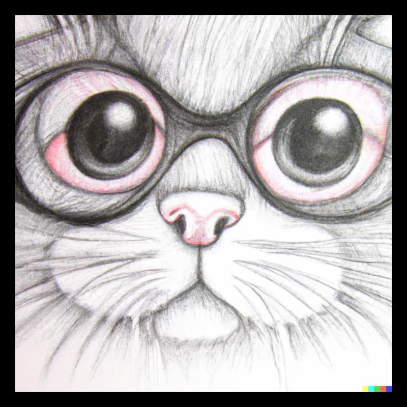 Chat de dessin animé mignon