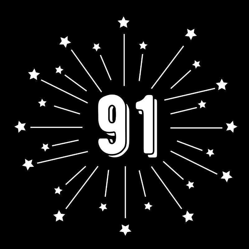 91e anniversaire étoilé - cadeau 91 ans