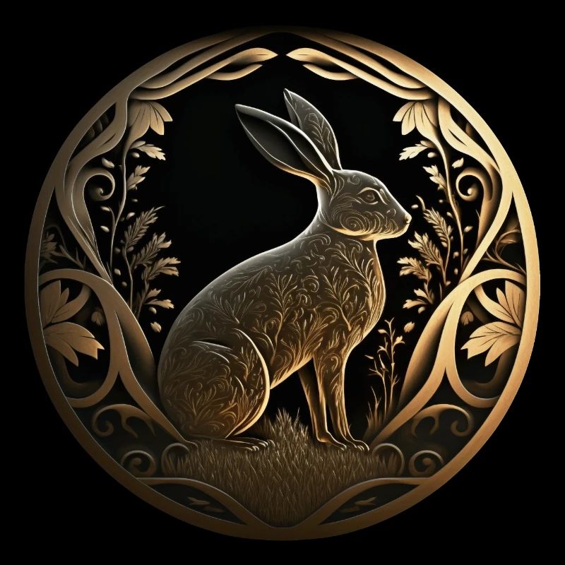 Lapin du nouvel an.