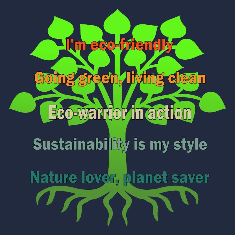 Eco warrior in action