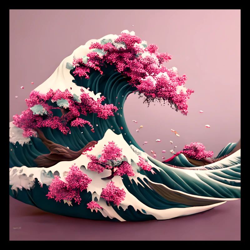 Blumen-Tsunami