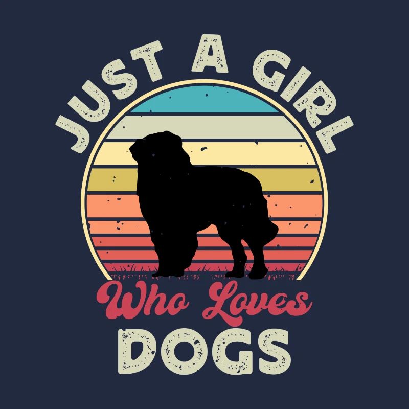 Carpathian Shepherd Dog Silhouette Retro Sunset