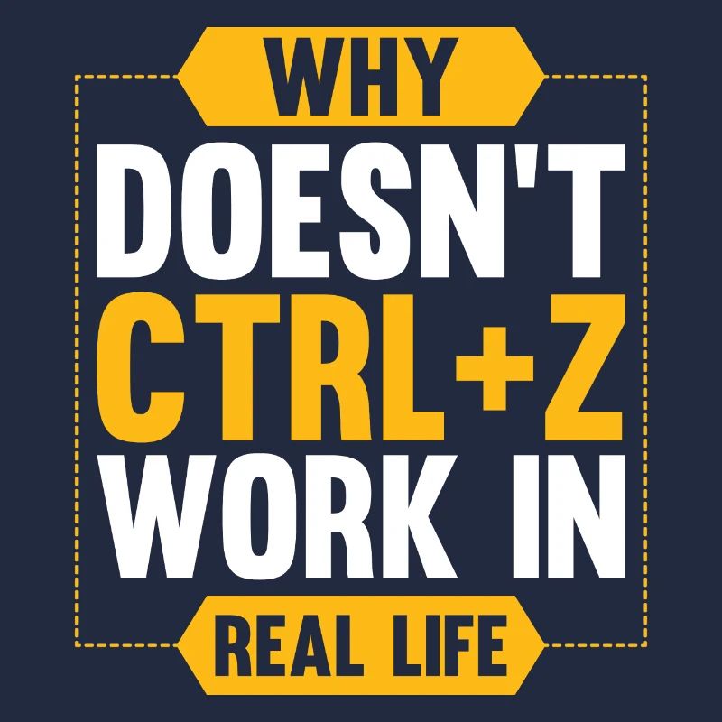 cadeau programmeur pc CTRL Z computer