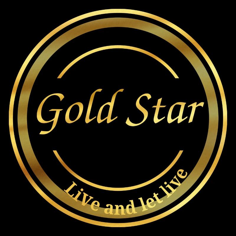 Logo, Design ,étoile dorée ,Texte