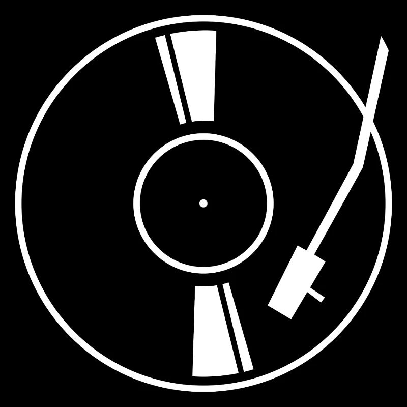 Vinyl Schallplatte weiß