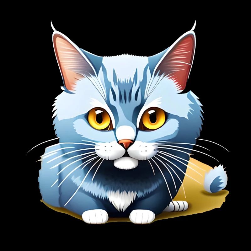 Chaton bleu