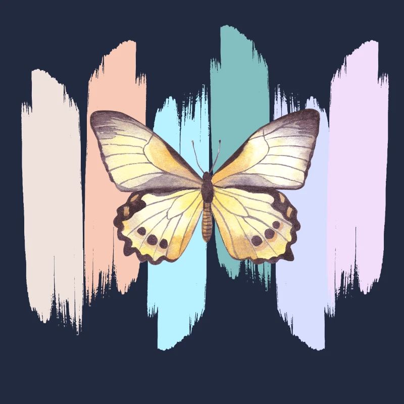 Papillon en arc en ciel
