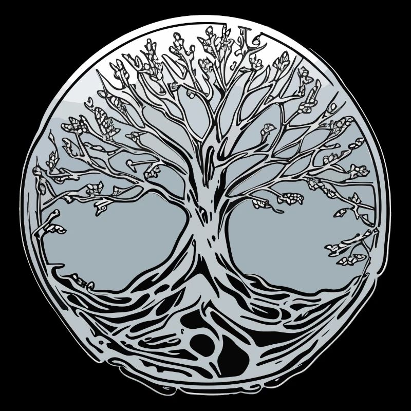 Baum aus Silber