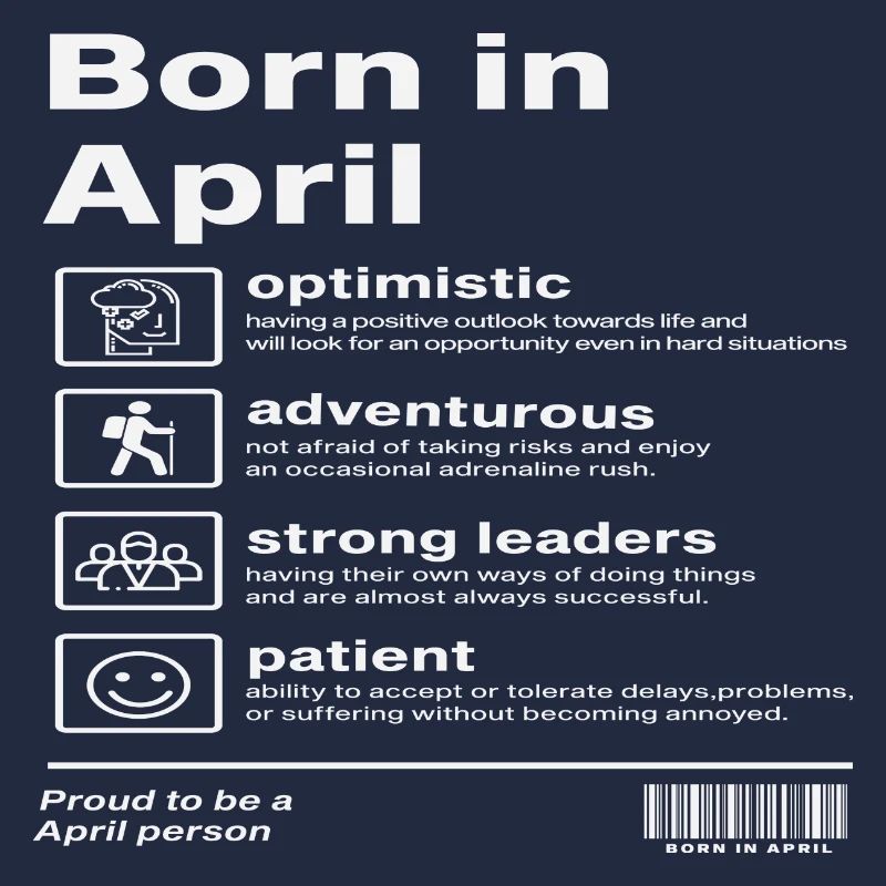 Born in April