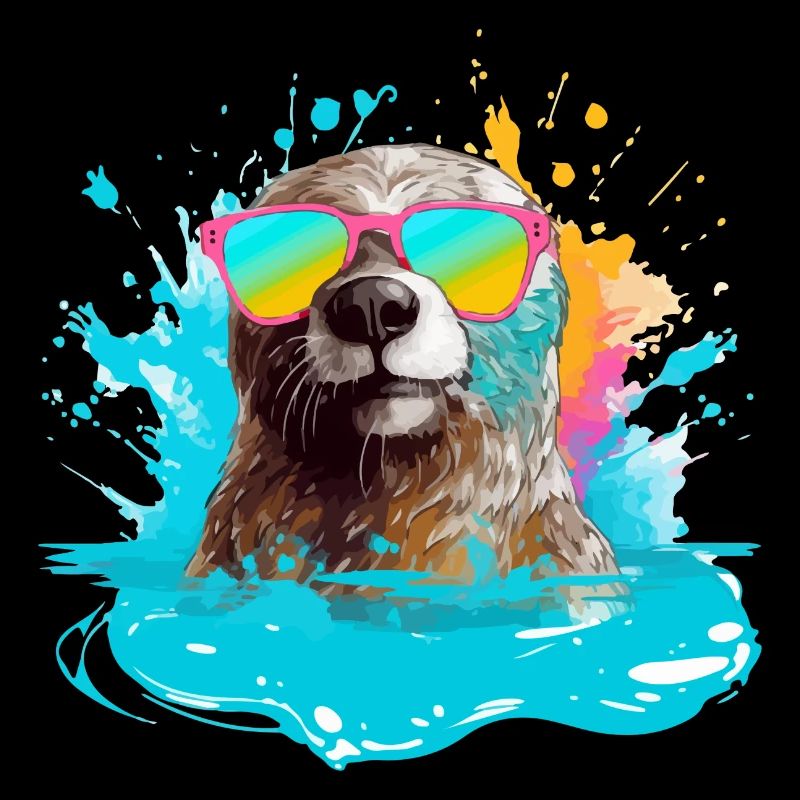 Ninna der bebrillte Otter