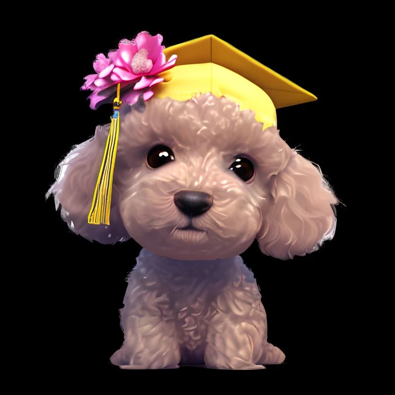 Diplôme Bachelor Poodle Study Dogs