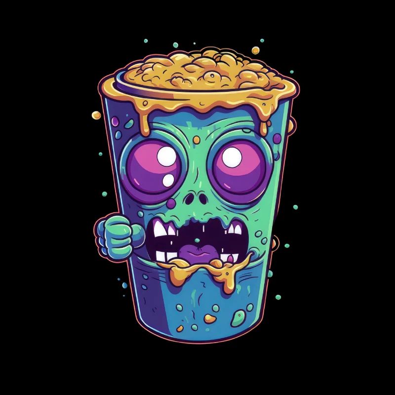 Halloween Kaffeebecher - gruselige Kaffeetasse
