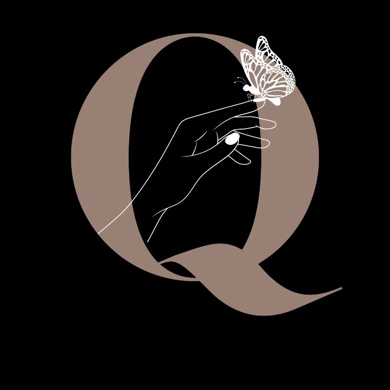 Letter Q Magic butterfly