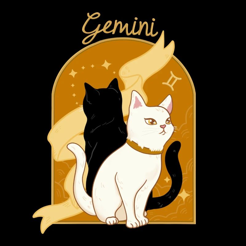Gemini Zodiac Sign Cat