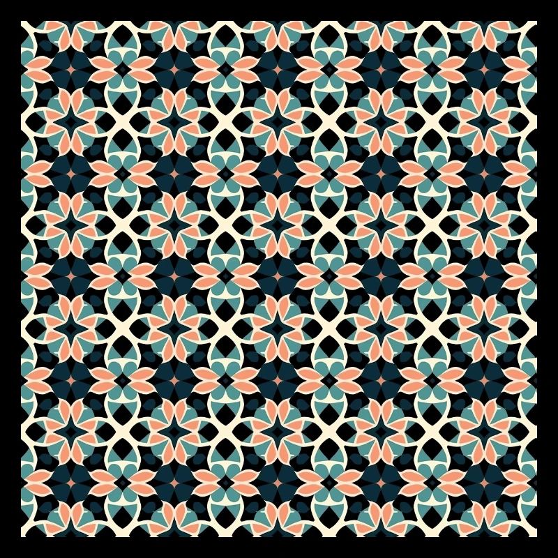 Tiles Seamless Pattern Motif Geometric Modern Art