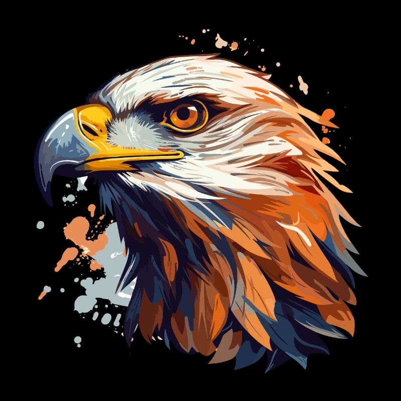 Eagle's Head Bird of Prey Eagle